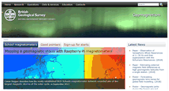 Desktop Screenshot of geomagnetism.bgs.ac.uk