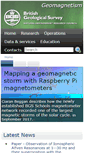 Mobile Screenshot of geomagnetism.bgs.ac.uk