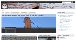 Desktop Screenshot of earthquakes.bgs.ac.uk
