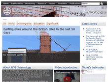 Tablet Screenshot of earthquakes.bgs.ac.uk